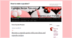 Desktop Screenshot of cupcakerecipetips.com